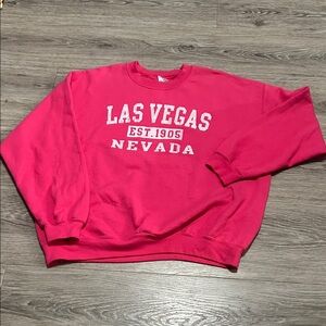 Gildan Pink Las Vegas Sweatshirt